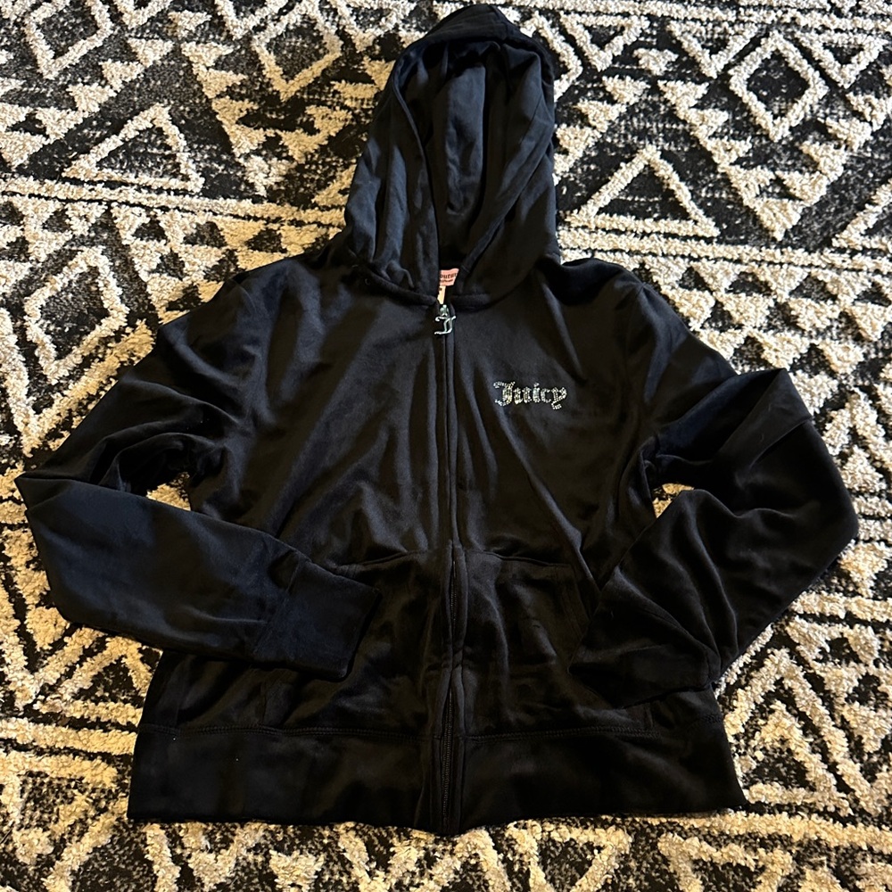 Juicy Couture Black Zip-Up Jacket